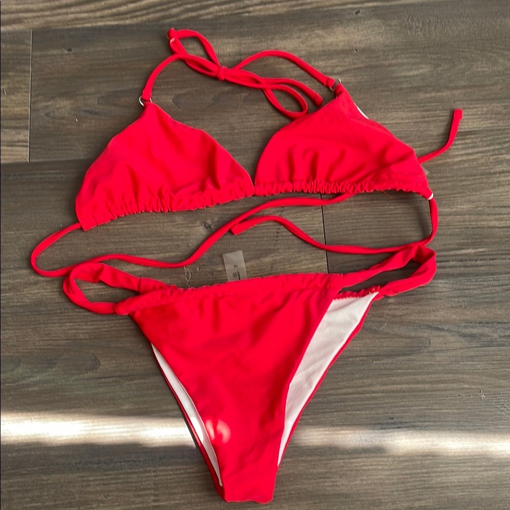 SHEIN Red Bikini Set